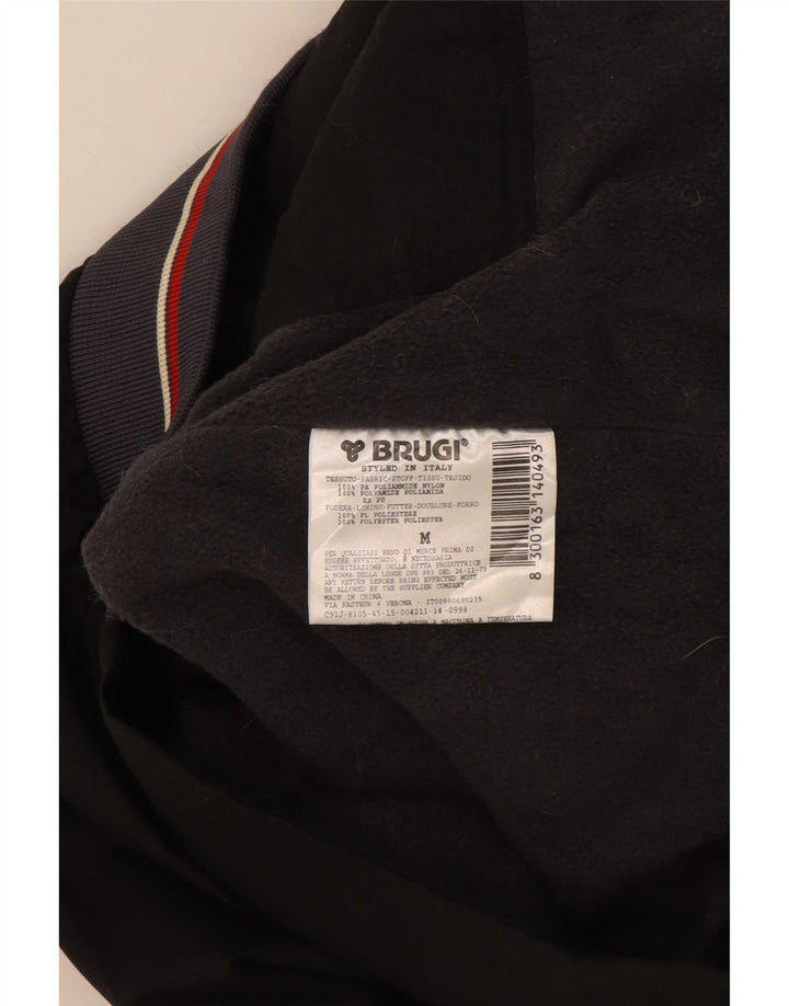 Brugi Mens Gilet UK 38 Medium Black Colourblock Polyamide