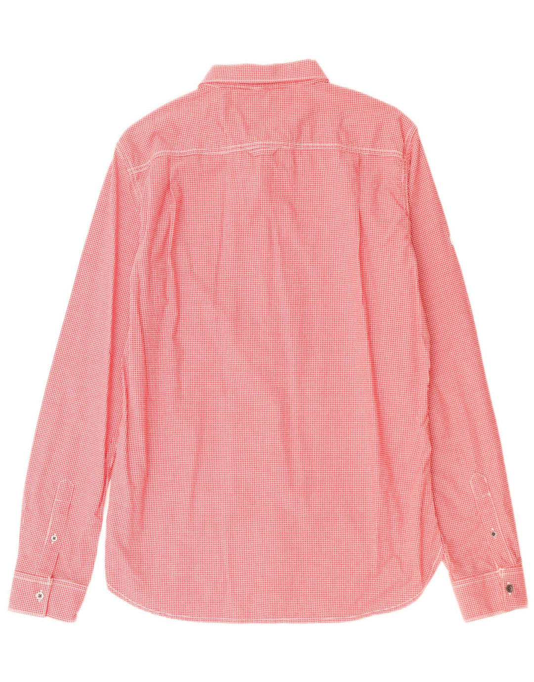 Ανδρικό πουκάμισο SUPERDRY μεγάλο κόκκινο βαμβακερό Gingham