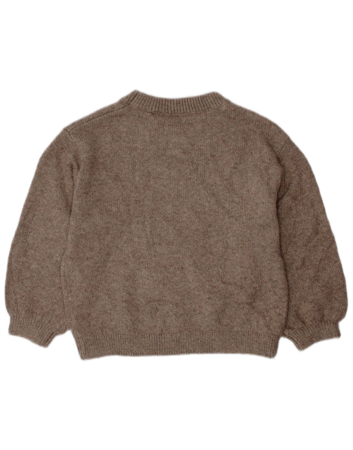 Πουλόβερ ZARA Girls Crew Neck Jumper 2-3 Years Grey
