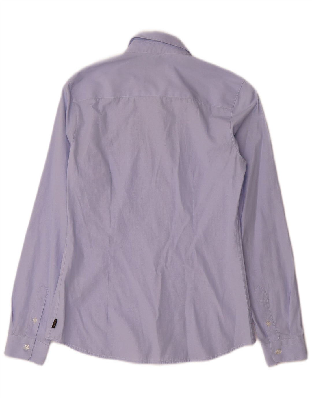 Musto γυναικείο πουκάμισο UK 8 Small Blue Pinstripe Βαμβακερό