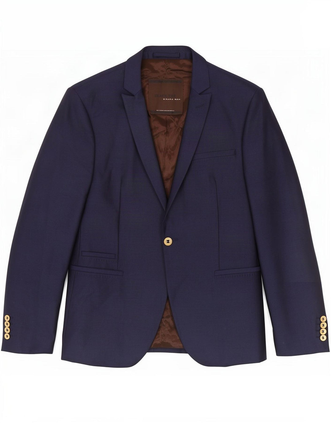 Zara Ανδρικό μπλέιζερ μπουφάν με 1 κουμπί EU 48 Medium Navy Blue