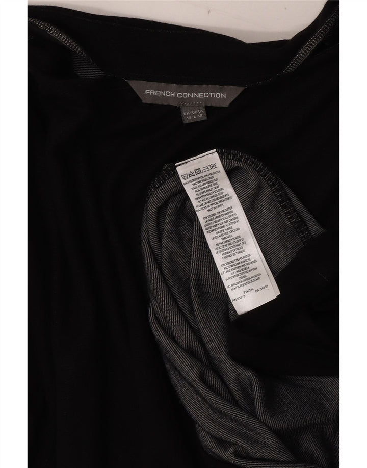 Γυναικείο φόρεμα γαλλικής σύνδεσης UK 14 Large Black Colourblock