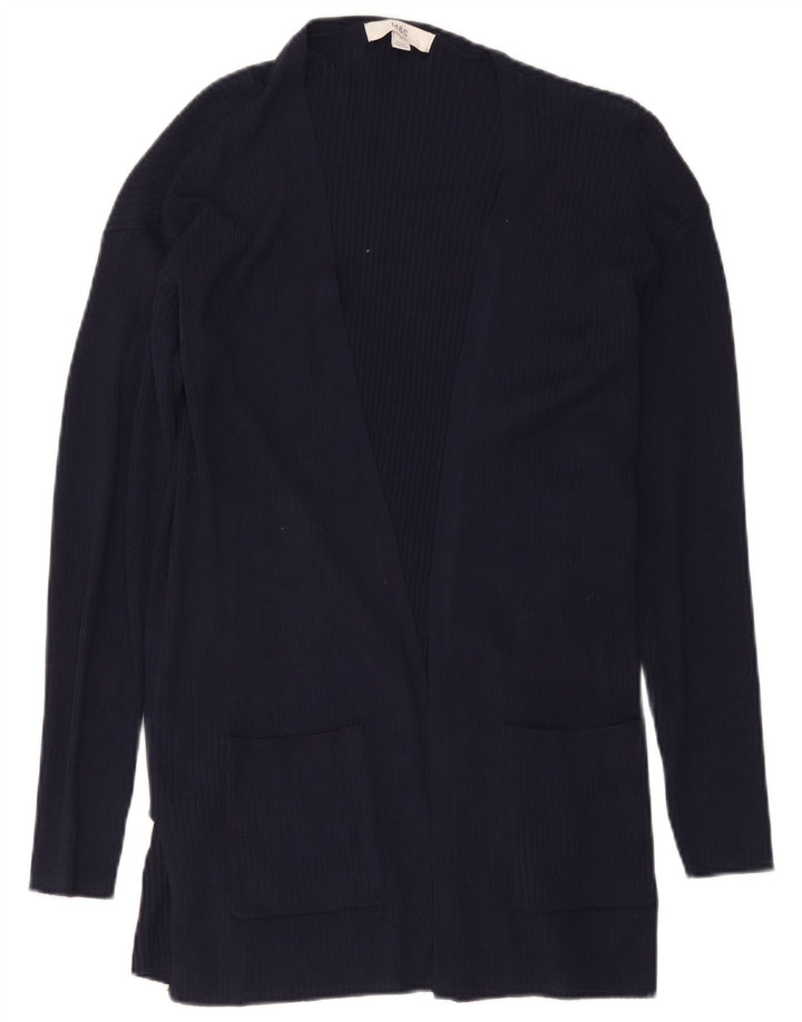 Marks & Spencer Γυναικείο πουλόβερ Longline Cardigan UK 14 Medium Navy Blue Cla