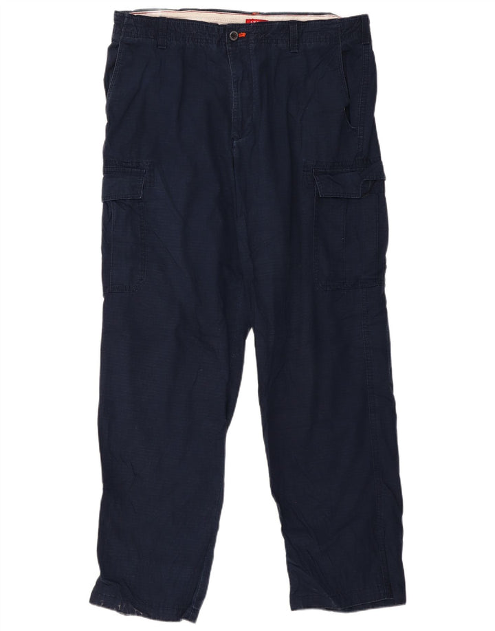 Izod Ανδρικό ίσιο παντελόνι Cargo W36 L32 Navy Blue Cotton