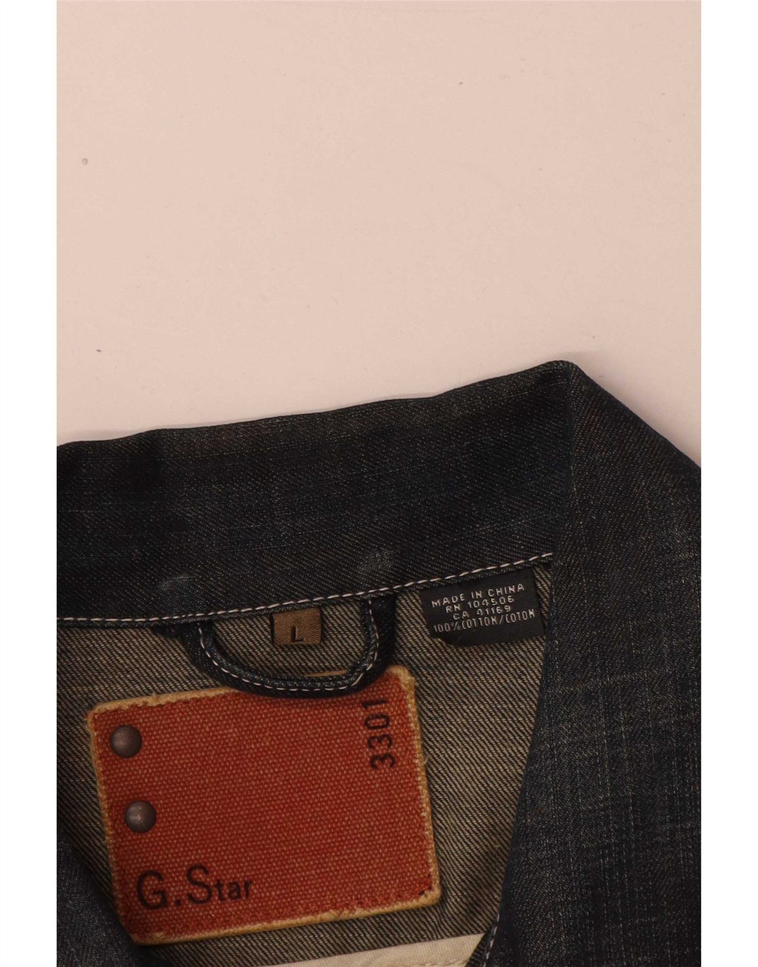 Ανδρικό τζιν μπουφάν G-Star UK 40 Large Navy Blue Cotton