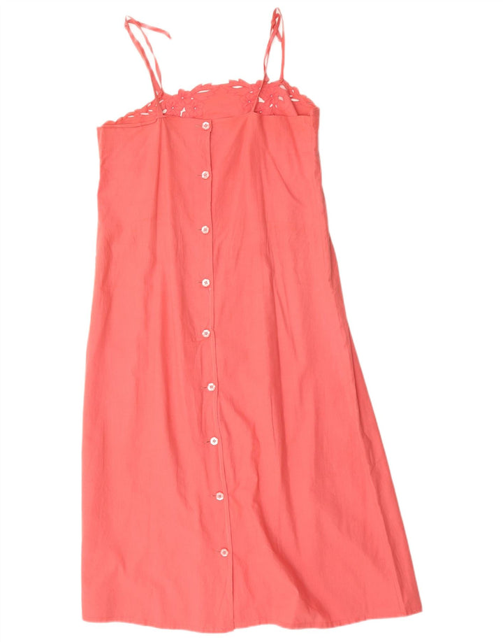 Vintage Γυναικείο Sundress UK 12 Medium Pink Floral