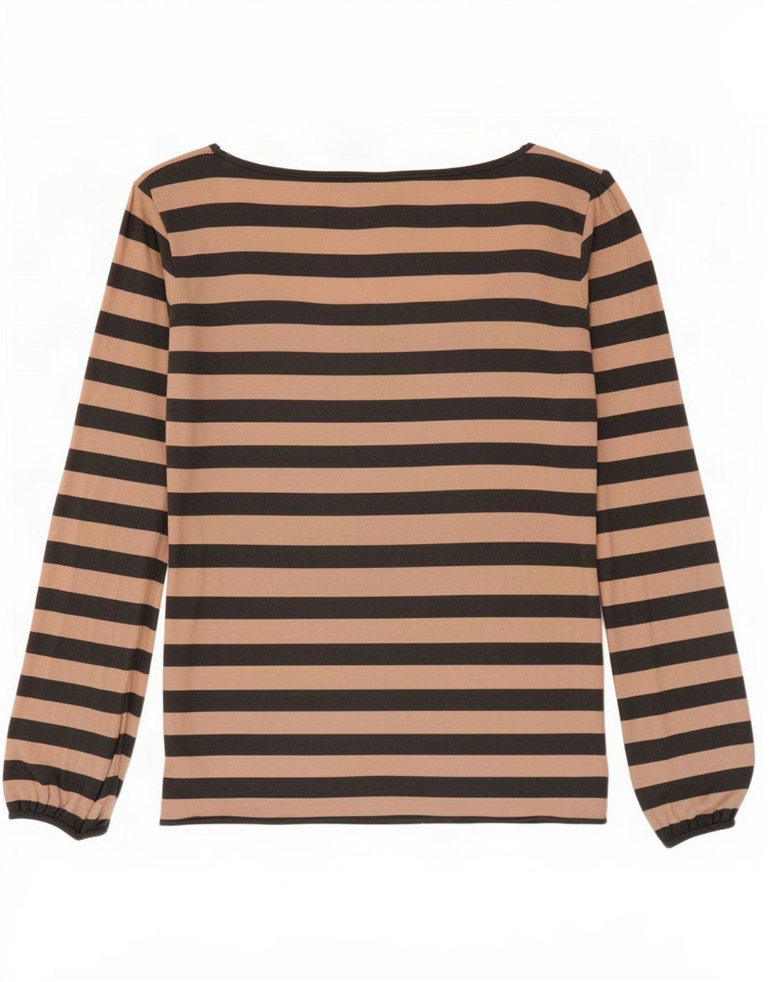 Massimo Dutti Γυναικεία μπλούζα μακρυμάνικη UK 10 μικρή ροζ ριγέ βισκόζη