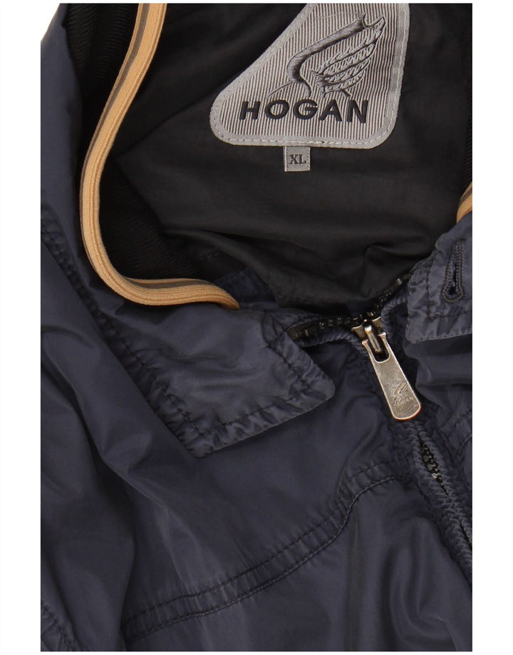 Ανδρικό μπουφάν HOGAN Bomber UK 42 XL Navy Blue