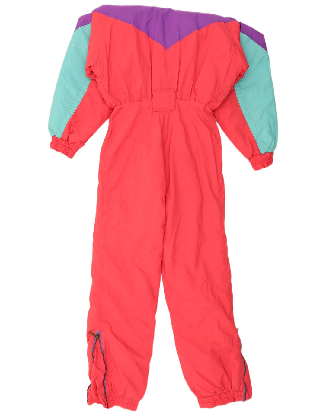 Vintage γυναικεία ολόσωμη φόρμα σκι IT 42 Medium πολύχρωμο Colourblock