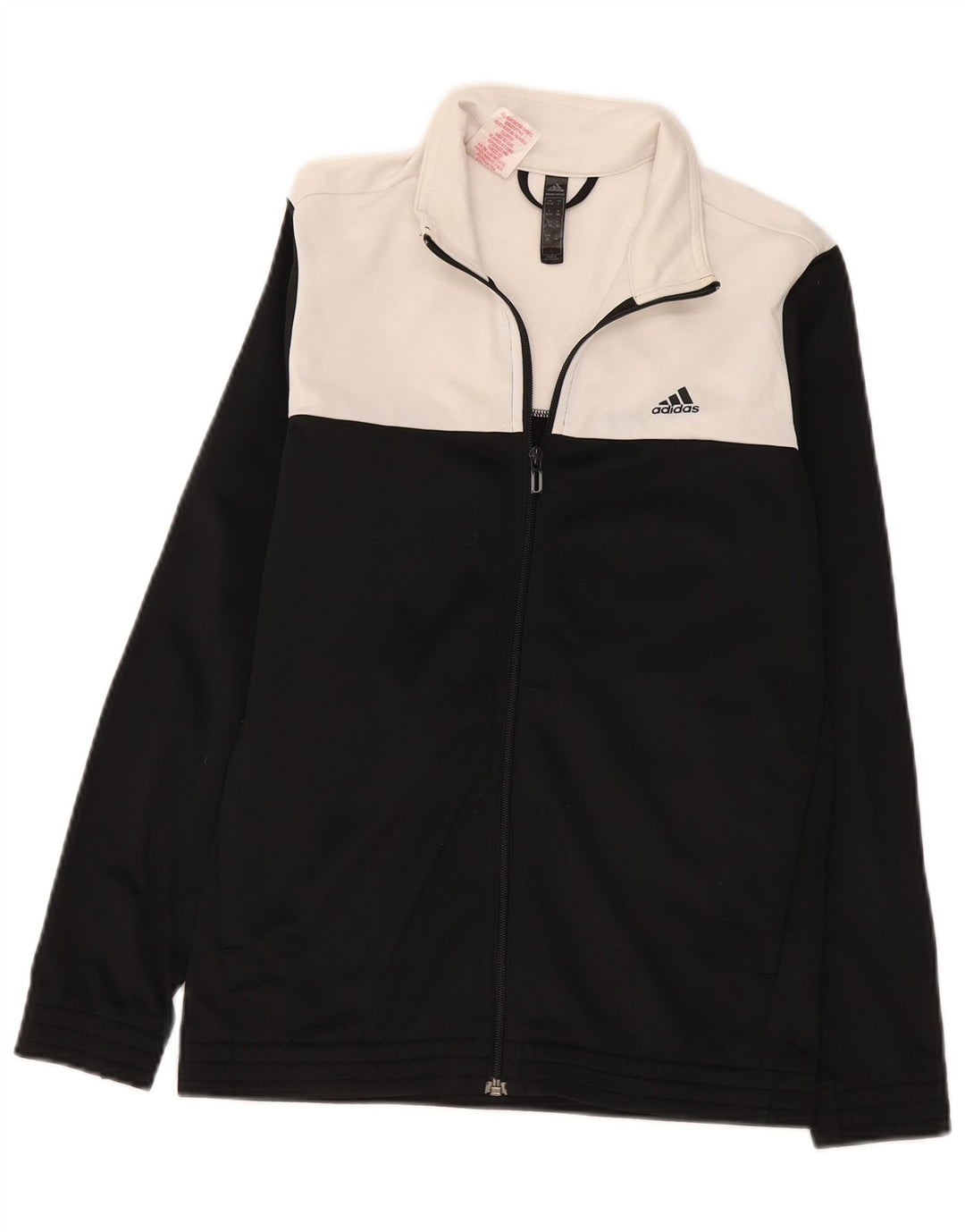 Adidas Boys αθλητική φόρμα τοπ μπουφάν 13-14 ετών Μαύρο Colourblock Polyester