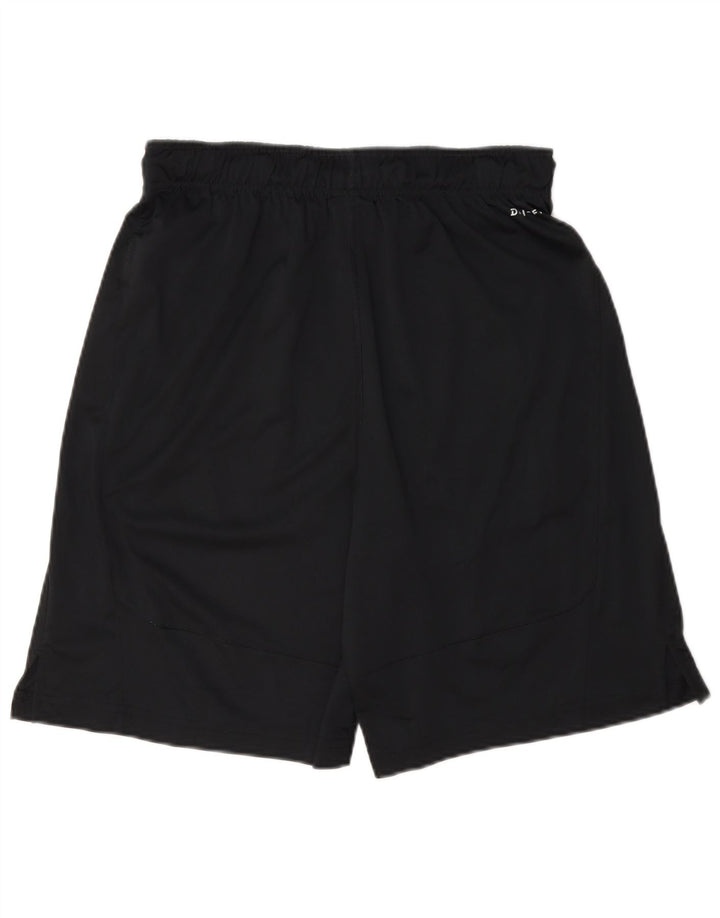 Ανδρικό αθλητικό σορτς Nike Dri Fit, μικρό μαύρο πολυεστέρα