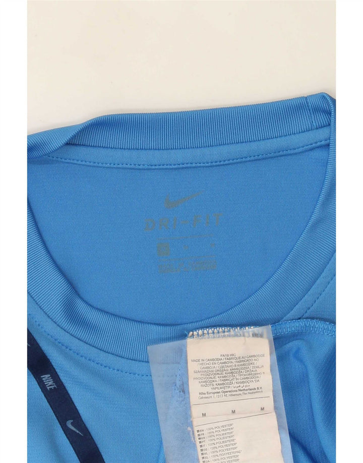 Ανδρικό T-Shirt Nike με γραφικό Dri Fit, μεσαίο μπλε πολυεστέρας