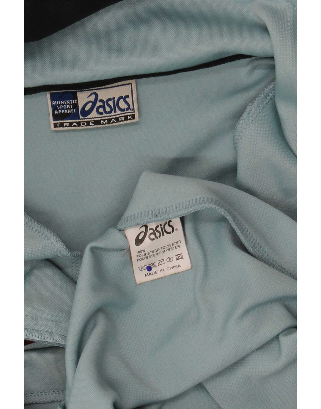 Ανδρική αθλητική φόρμα με κουκούλα Asics Top μπουφάν Μικρό μπλε χρώματος πολυεστέρας