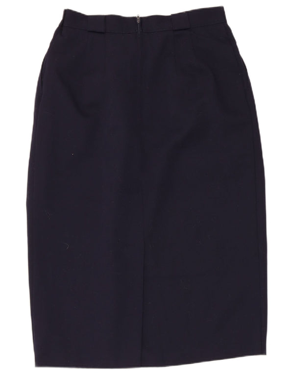 Marks & Spencer Γυναικεία Ψηλόμεση Pencil Φούστα IT 44 Medium W28 Navy Blue