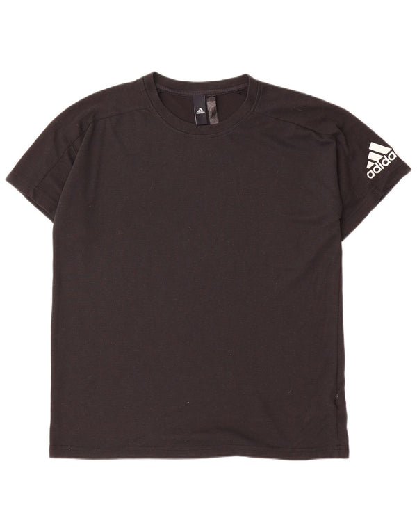 Ανδρικό T-Shirt Adidas Top Medium Μαύρο Πολυεστέρας