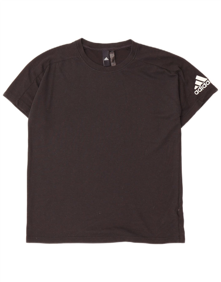 Ανδρικό T-Shirt Adidas Top Medium Μαύρο Πολυεστέρας