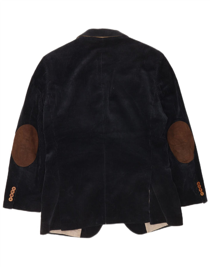 Tommy Hilfiger Ανδρικό μπουφάν με 2 κουμπιά κοτλέ μπλέιζερ IT 48 Medium Navy Blue