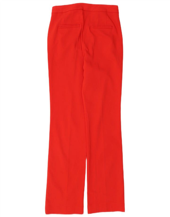 Zara Γυναικείο ίσιο casual παντελόνι Medium W28 L34 Red