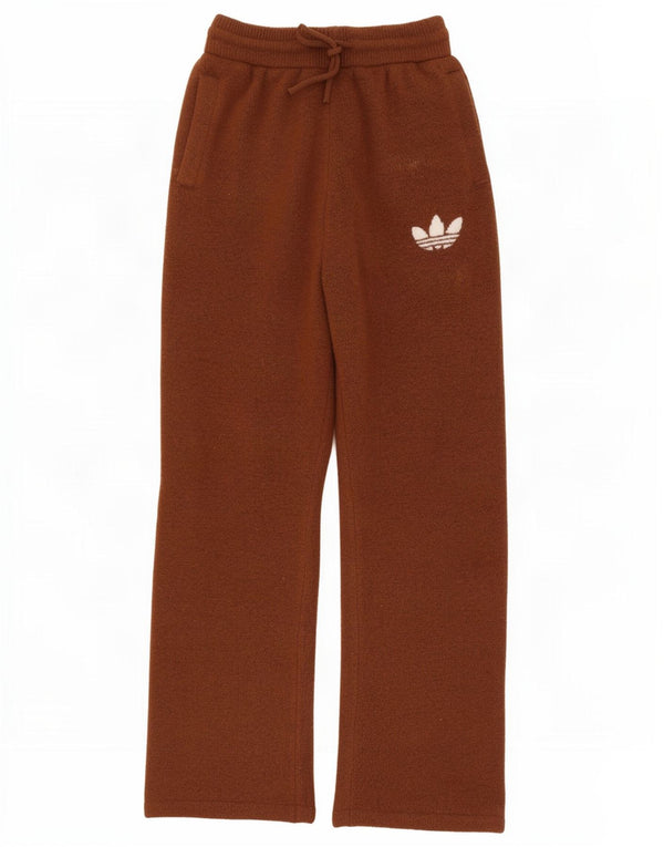 Adidas Γυναικεία φόρμα παντελόνι UK 4/6 XS καφέ πολυαμίδη