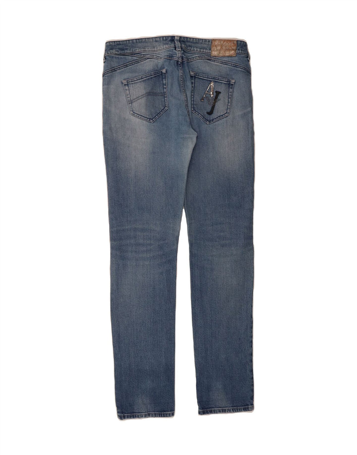 ARMANI Womens Slim Jeans W32 L35 Blue Cotton Vintage Armani and Second-Hand Armani from Messina Hembry 