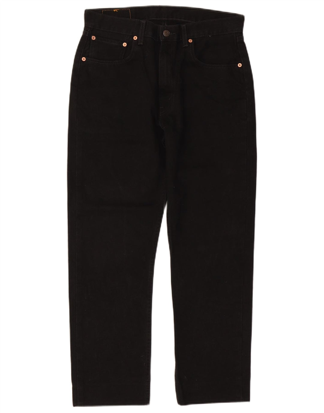 Levi's Mens 534 Straight Jeans W34 L28 Μαύρο βαμβακερό