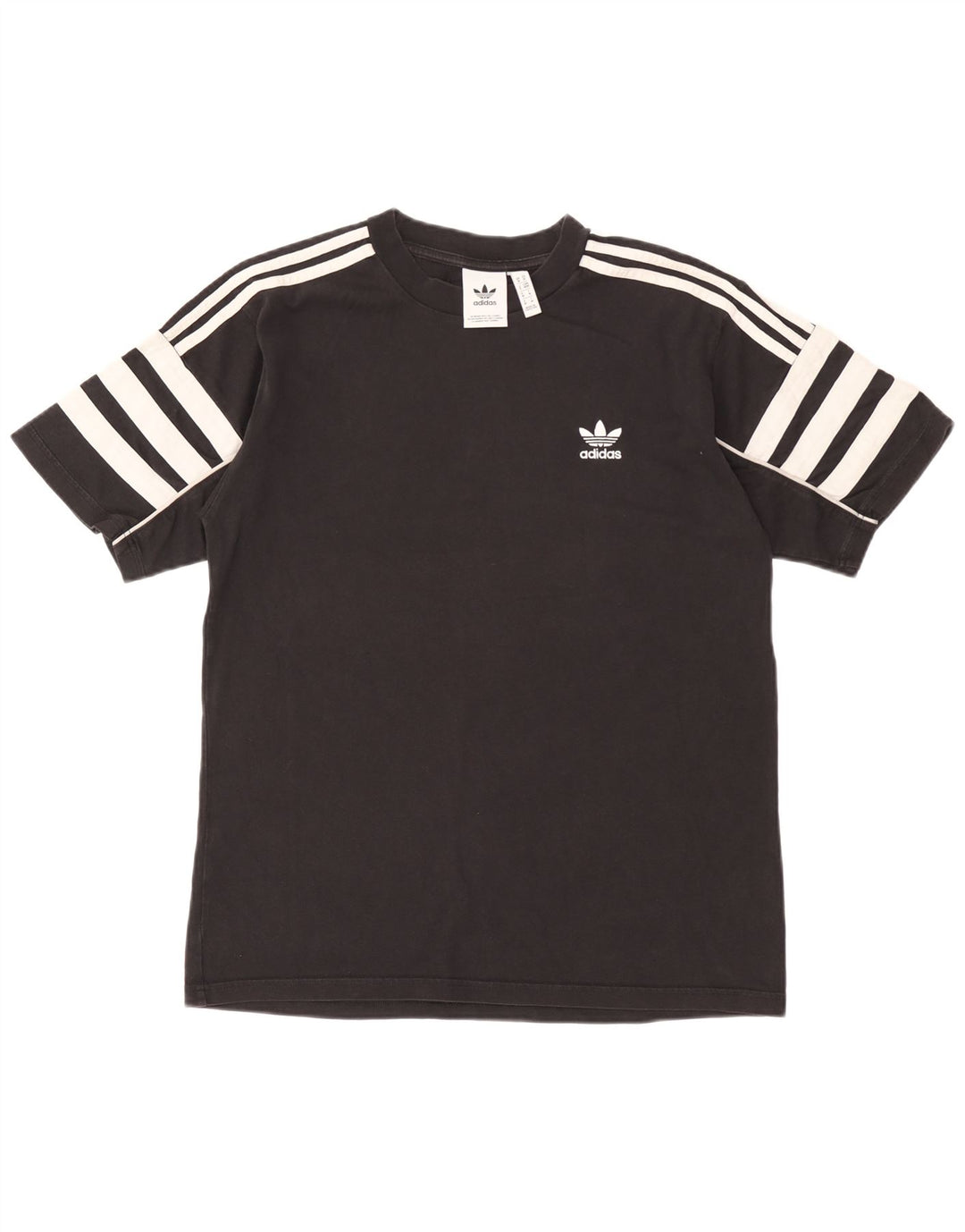 Ανδρικό T-Shirt Adidas Τοπ μεσαίο μαύρο βαμβακερό