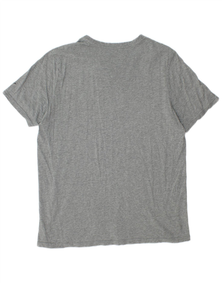 Ανδρικό γραφικό μπλουζάκι PUMA Top Large Grey Flecked