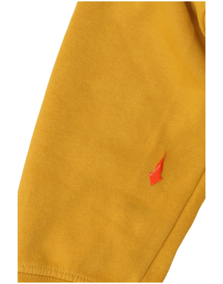 CHAMPION Ανδρικό γραφικό μπλούζα με κουκούλα μικρό κίτρινο βαμβακερό