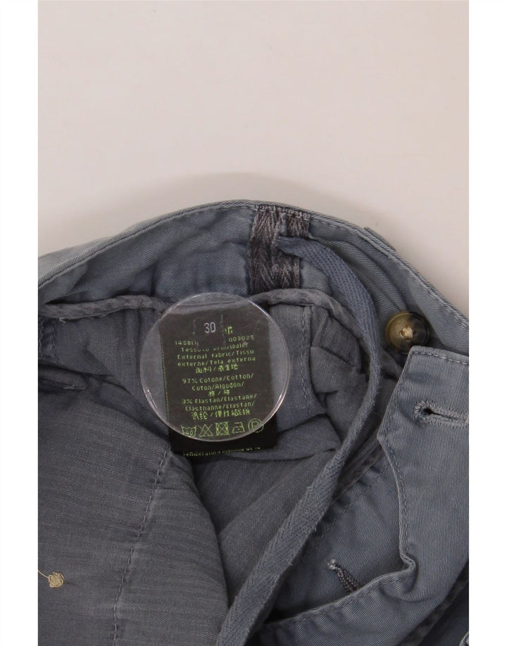 BLAUER Mens Chino Shorts W30 Medium Blue Cotton Vintage Blauer and Second-Hand Blauer from Messina Hembry 