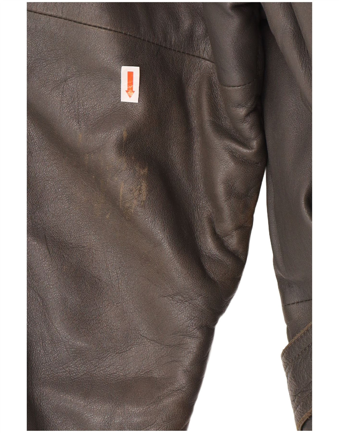 DRESSCO Ανδρικό Δερμάτινο Παλτό IT 54 2XL Γκρι Δερμάτινο