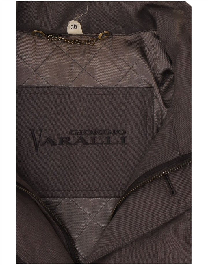 GIORGIO VARALLI Ανδρικό παλτό αντιανεμικό IT 50 Large Grey