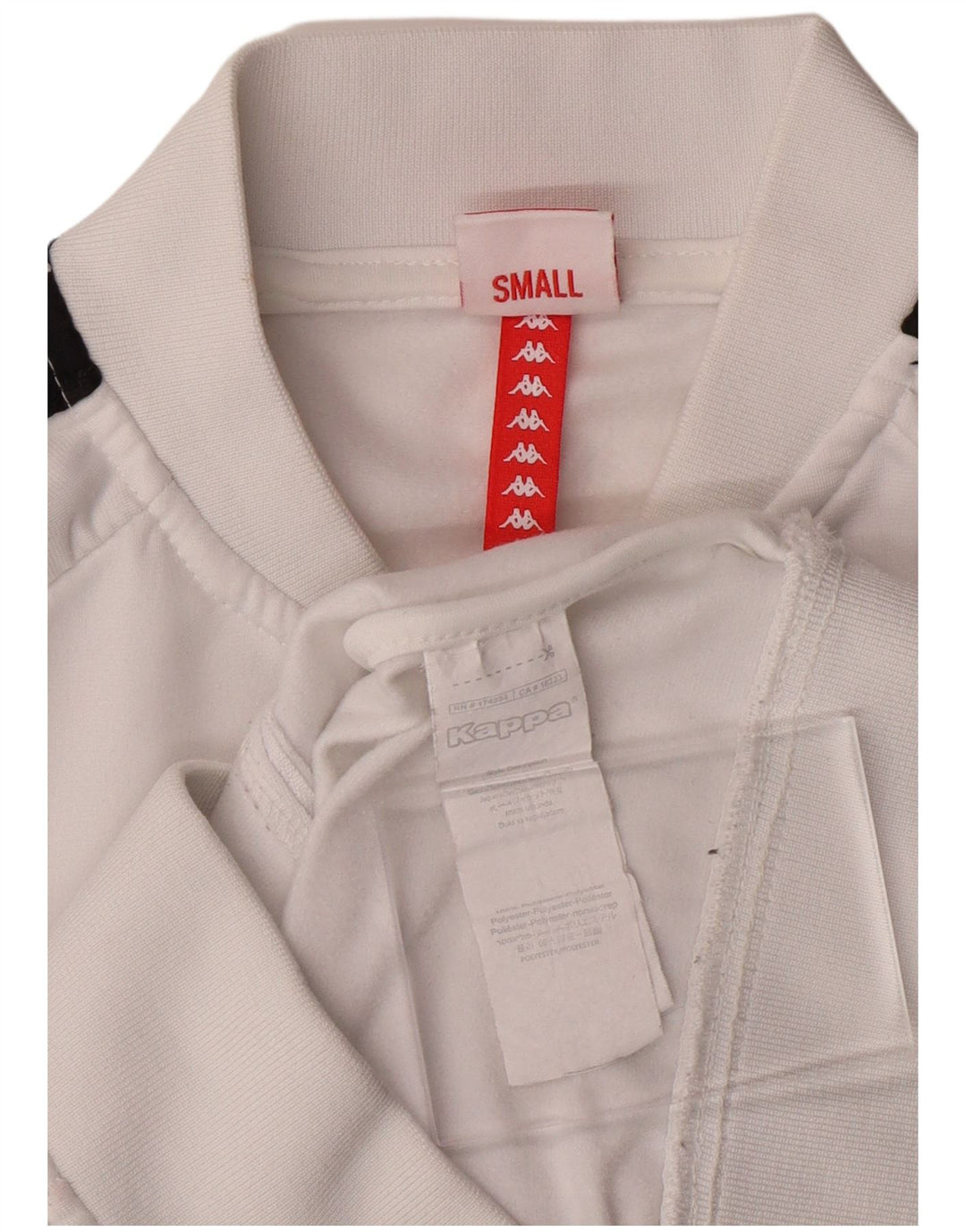 KAPPA Girls Graphic αθλητική φόρμα Top Jacket 11-12 Years Small White