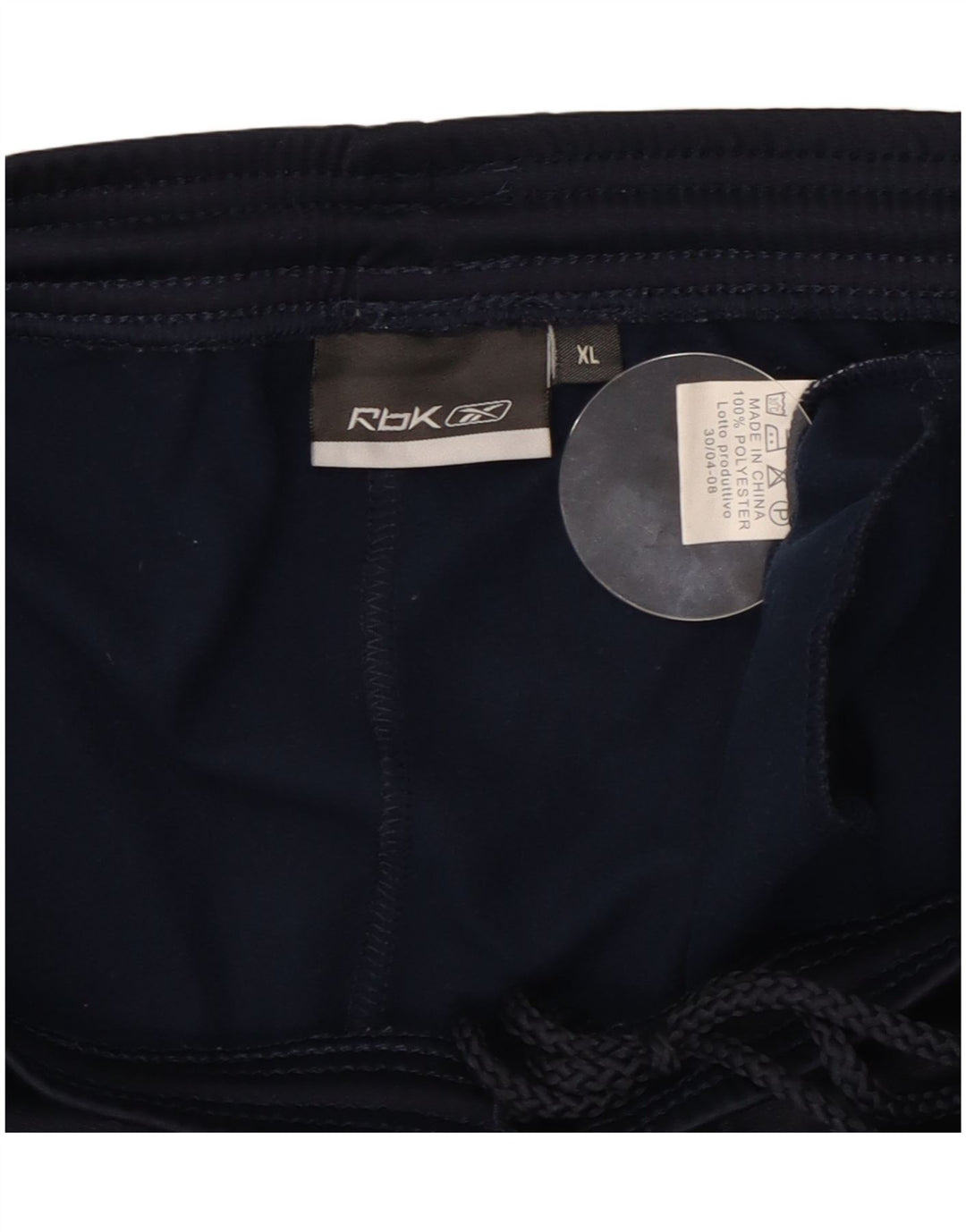 Ανδρική φόρμα Reebok Παντελόνι XL Navy Blue Polyester