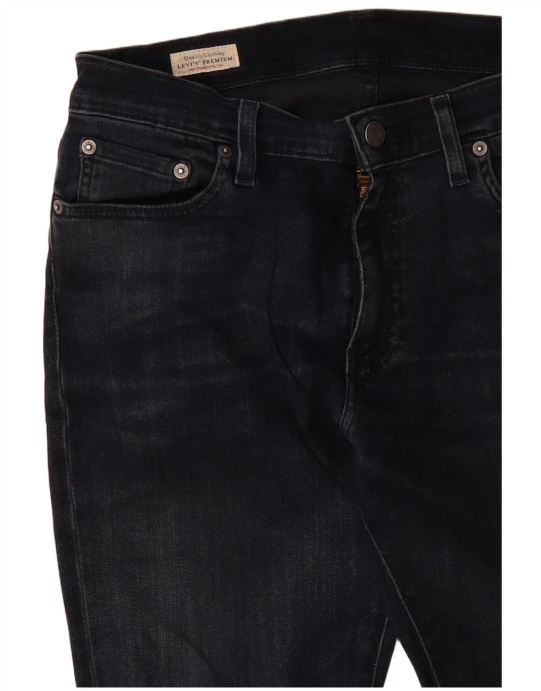 Levi's Mens 511 Slim Jeans W30 L32 Navy Blue Cotton