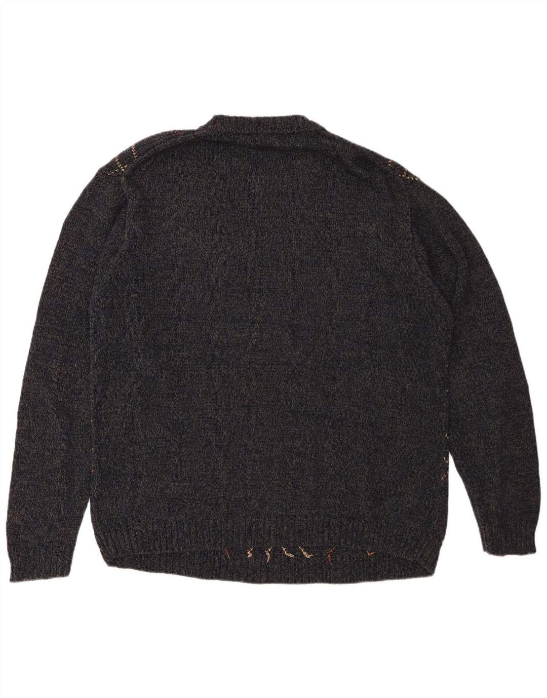 DOCKERS Ανδρικό πουλόβερ με λαιμόκοψη XL Navy Blue Argyle/Διαμαντένιο βαμβάκι