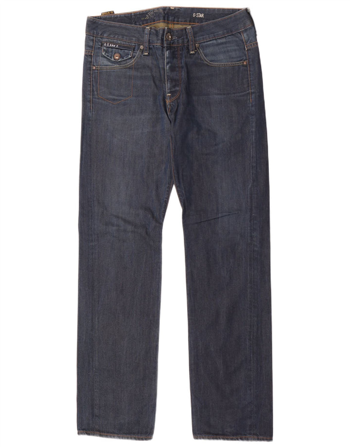 Ανδρικό τζιν ίσιο G-Star W31 L34 Navy Blue Cotton