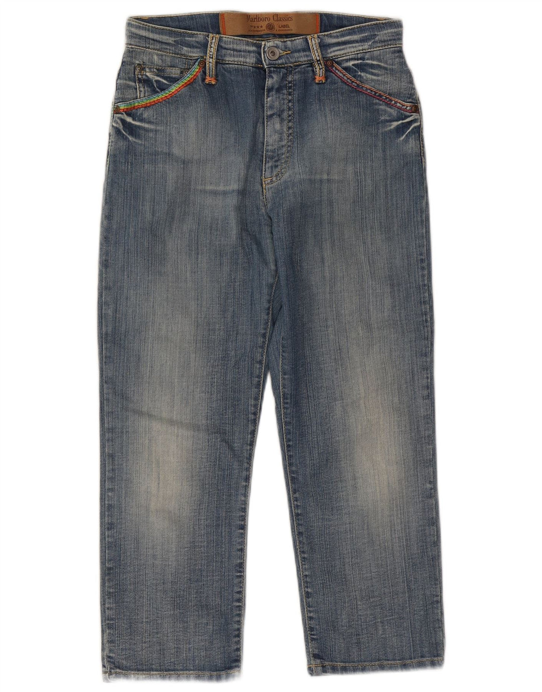 Marlboro Classics Γυναικείο Τζιν Capri W27 L22 Μπλε βαμβακερό