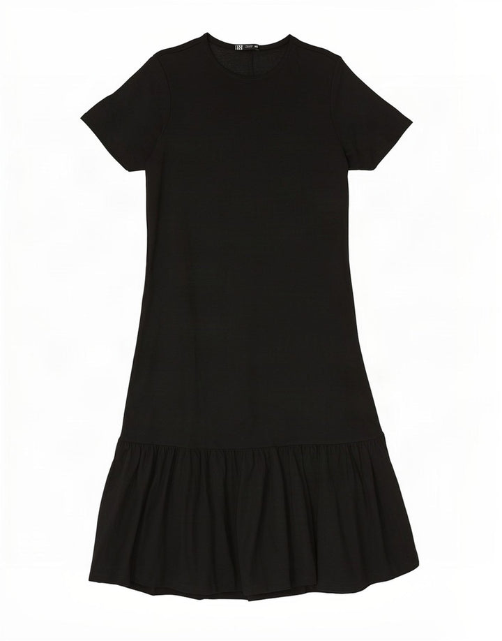 Zara Γυναικείο Maxi Φόρεμα UK 10 Small Black