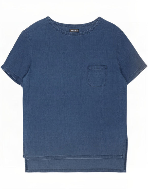 Zara Ανδρικό T-Shirt Top Small Navy Blue
