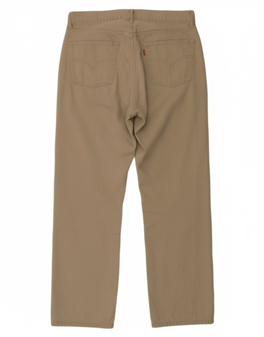 Levi's Mens 551 Straight Jeans W36 L30 Μπεζ βαμβακερό