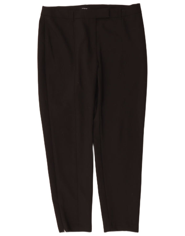 Marks & Spencer Γυναικείο κωνικό παντελόνι UK 16 μεγάλο W36 L30 μαύρο