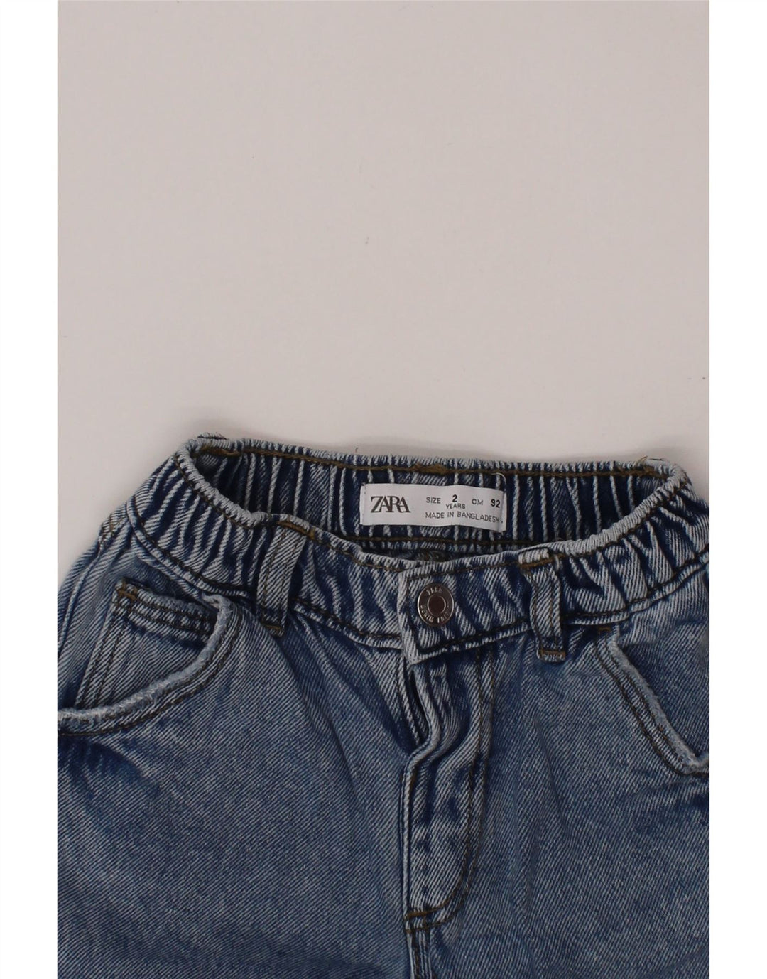 ZARA Baby Boys Straight Jeans 18-24 μηνών W18 L12 Μπλε βαμβακερό