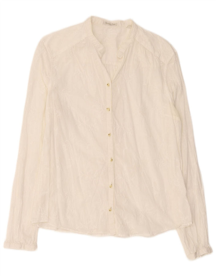 Massimo Dutti Γυναικείο πουκάμισο EU 44 XL Off White Floral