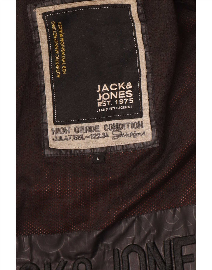 Jack & Jones Ανδρικό μπουφάν UK 40 Large Brown