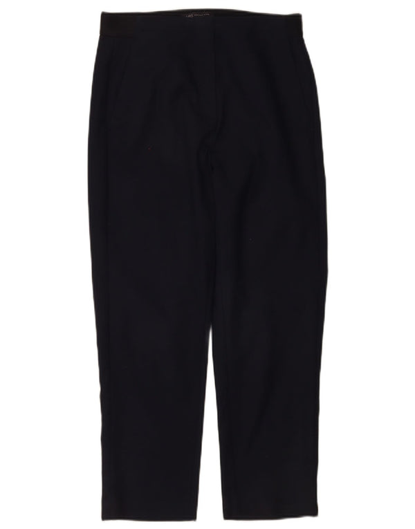 Marks & Spencer Γυναικεία Crop Chino Παντελόνι UK 8 Small W26 L24 Navy Blue