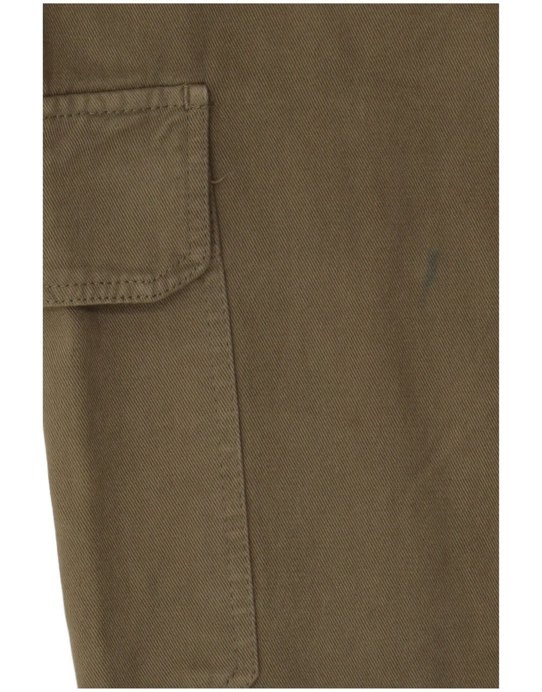 Zara Γυναικείο ίσιο παντελόνι Cargo EU 38 Small W28 L26 Χακί βαμβακερό