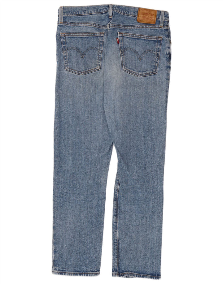 Levi's Womens 501 Straight Jeans W29 L28 Blue Cotton