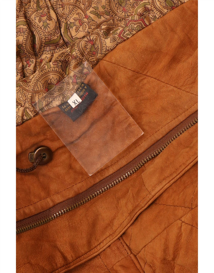 Vintage Ανδρικό Σουέντ Μπουφάν UK 42 XL Καφέ Δερμάτινο