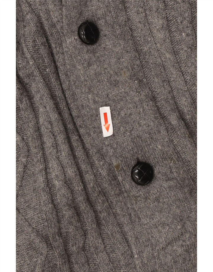 Ανδρικό πουλόβερ Marks & Spencer Blue Harbor Cardigan 2XL με γκρι φλιτζάνι