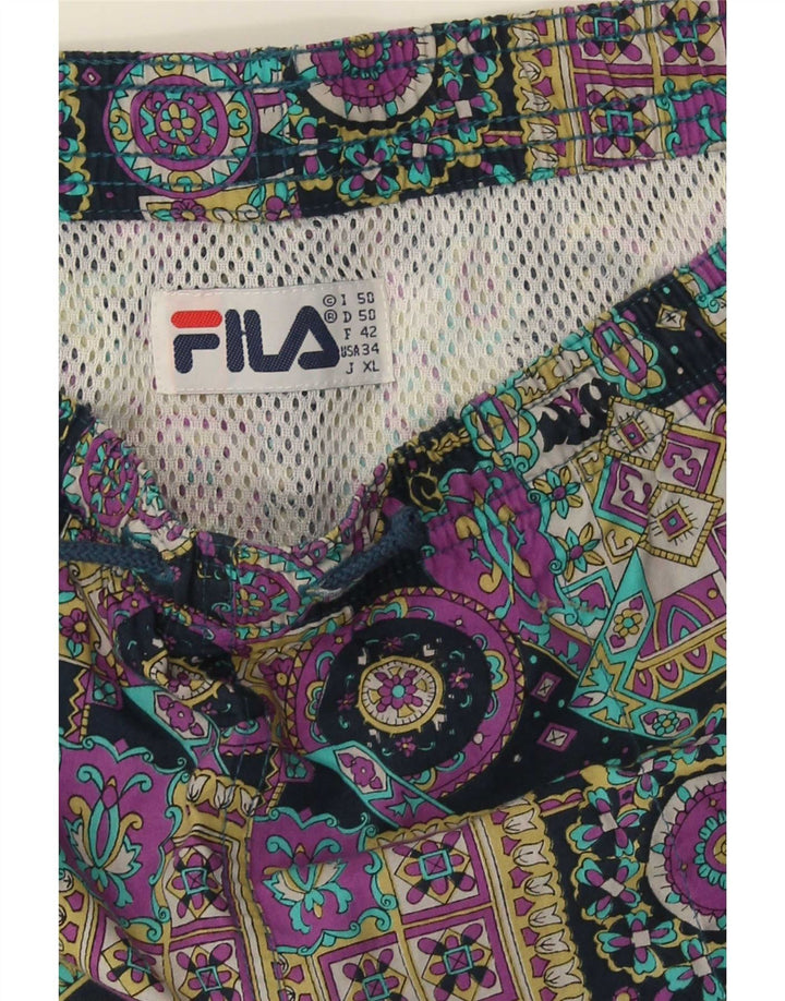 Fila Ανδρικό Σορτς Μαγιό Μεγάλο Πολύχρωμο Φλοράλ